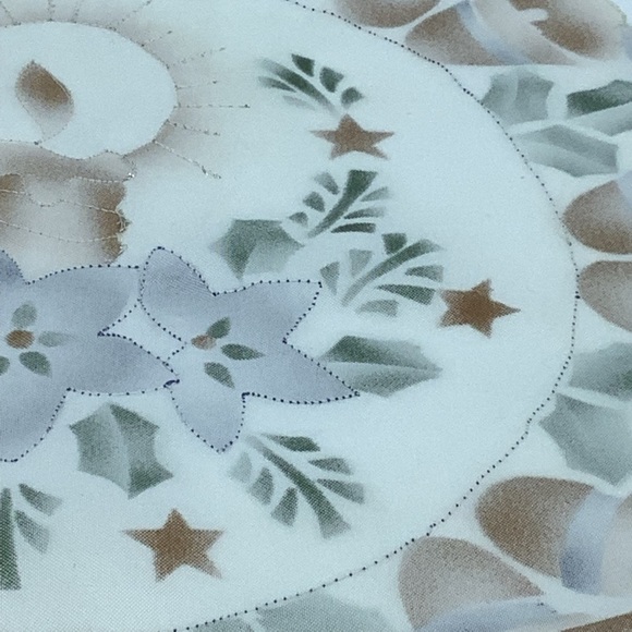 Two 14” Round Holiday Doily/Placemat/Dresser Scarf - Picture 13 of 16